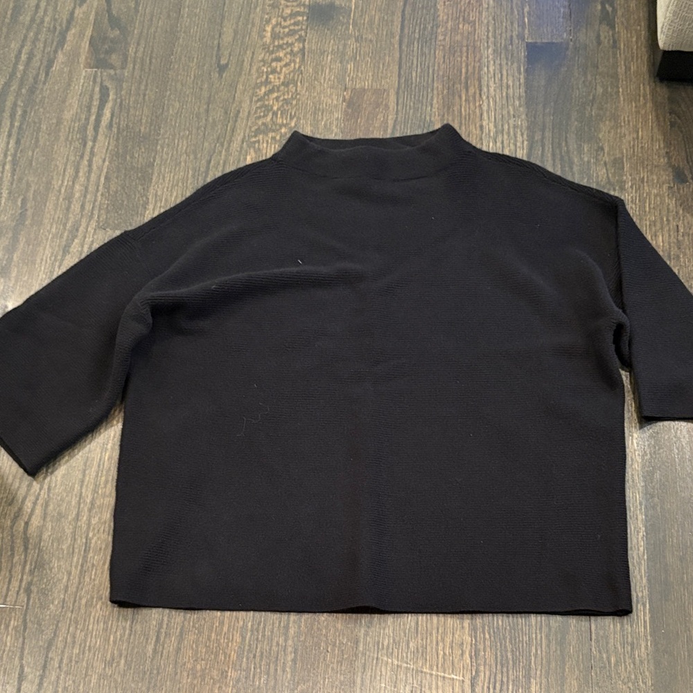 Ann Taylor Factory Black Turtleneck Sweater